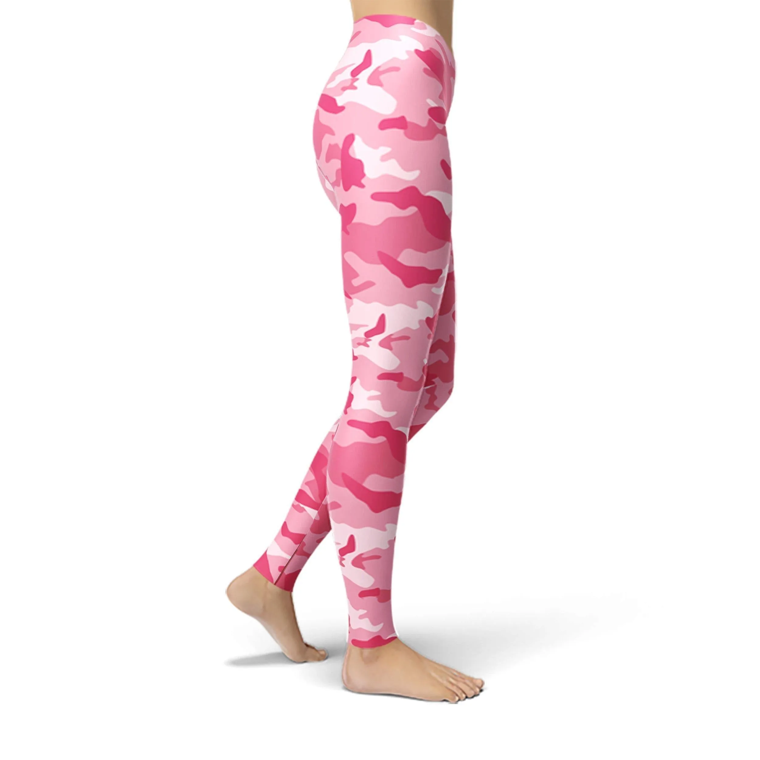 Jean Pink Camo Leggings