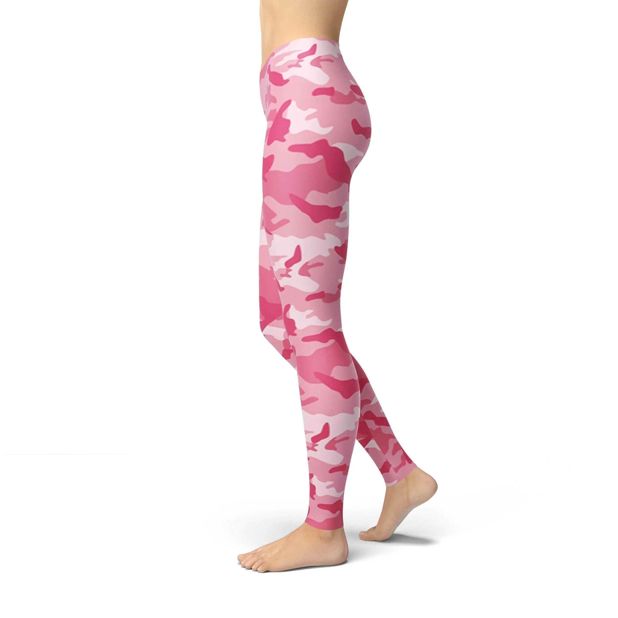 Jean Pink Camo Leggings