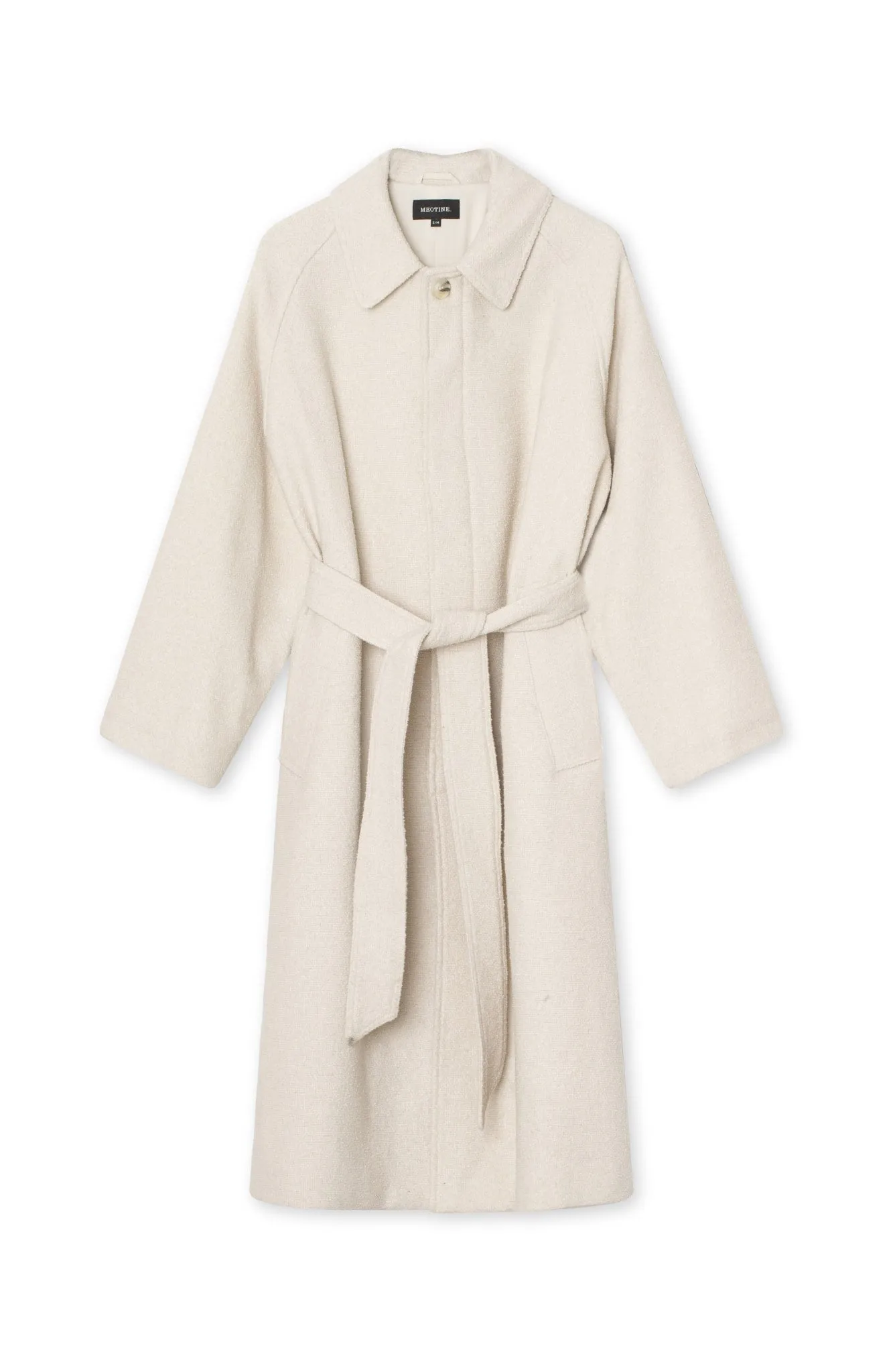 JOEL BOUCLE COAT - CREME