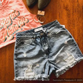 KanCan High Waist Denim Shorts