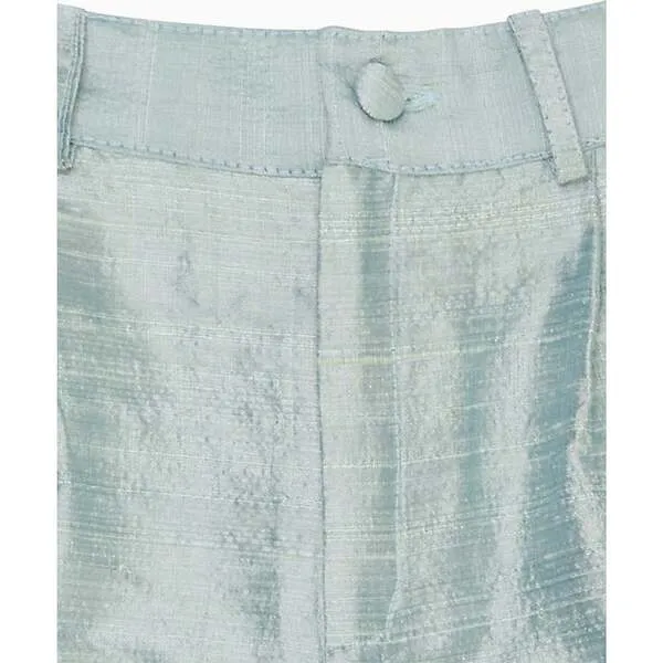 La Coqueta Sage Green Lupino Silk Boy Knickerbocker