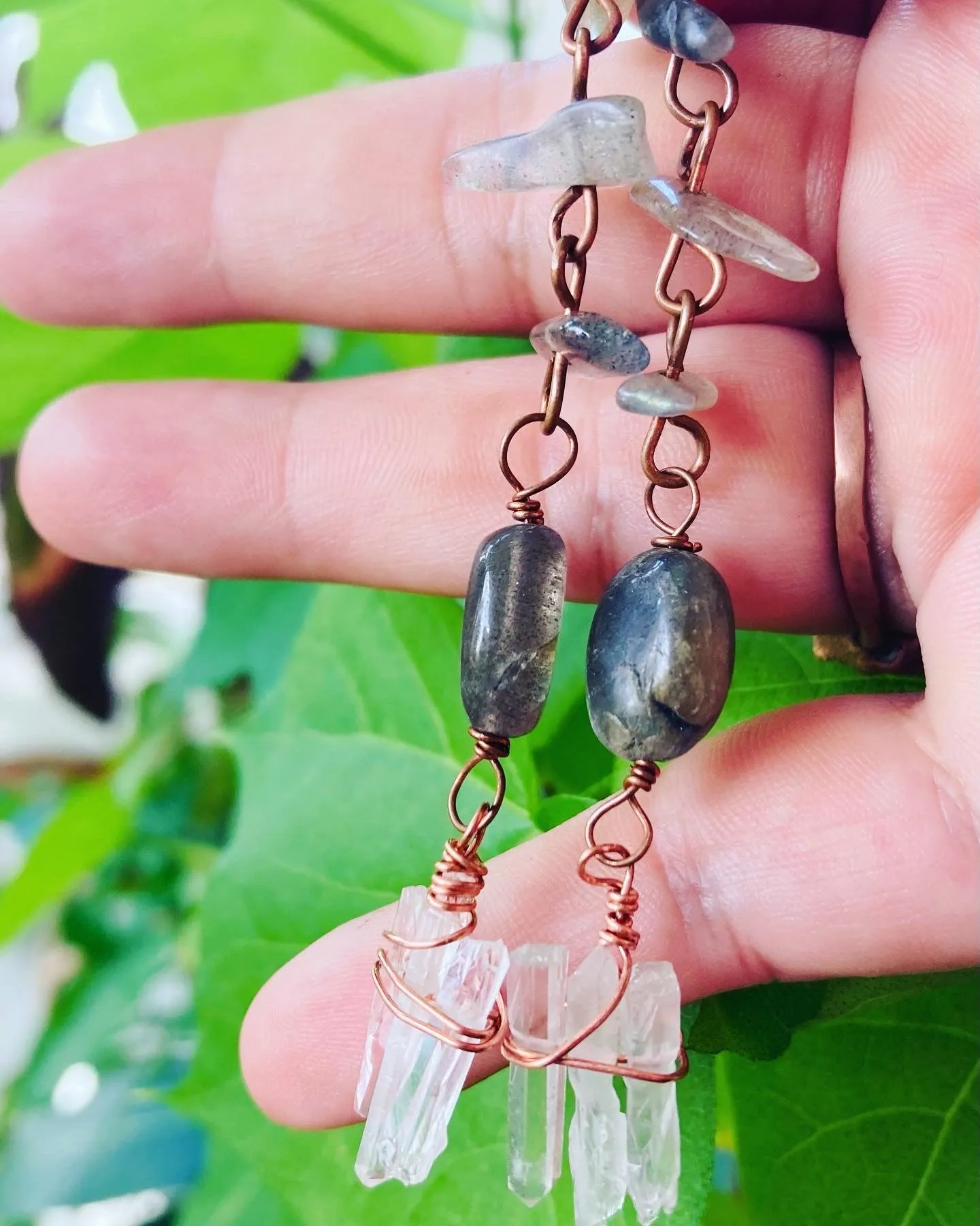 Labradorite Quartz Mini Drops