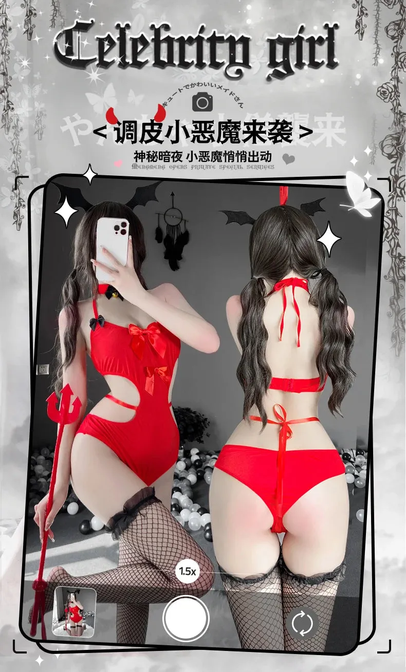 Little Devil Cosplay Lingerie Bandage