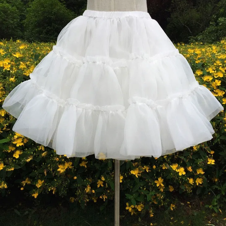 LOLITA COSPLAY DAILY ORGANZA SKIRT BY90126