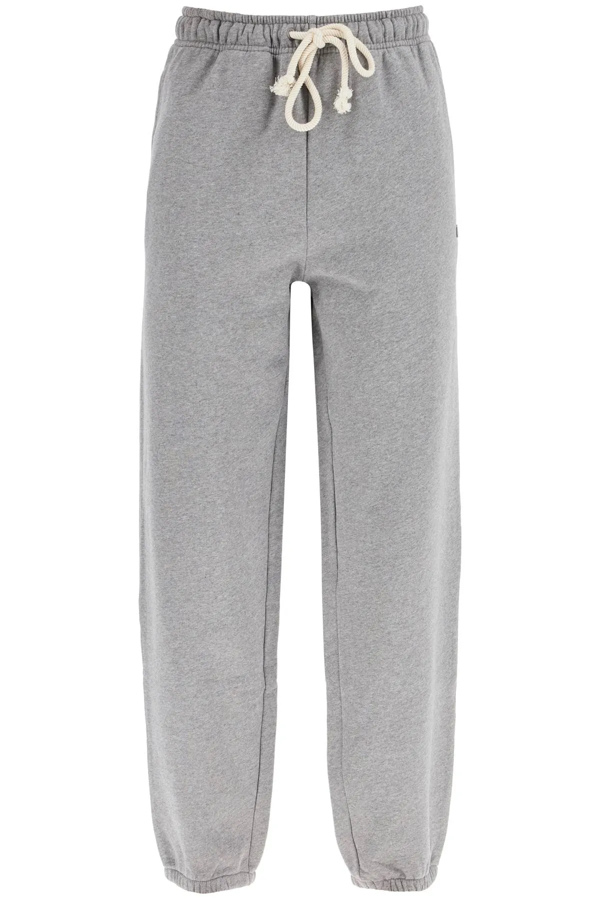 loose fit joggers with draw CK0113 LIGHT GREY MELANGE