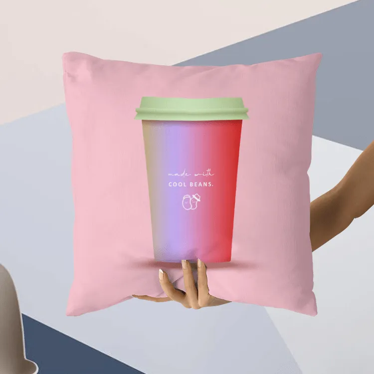 Made with COOL BEANS Coffee Cup Cushion Cover 咖啡杯咕套