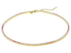 Madewell Baguette Tennis Necklace