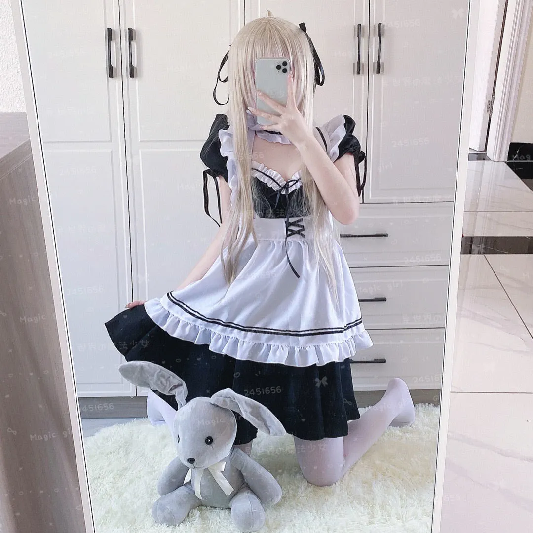 maid cafe cosplay costume lingerie lounge set