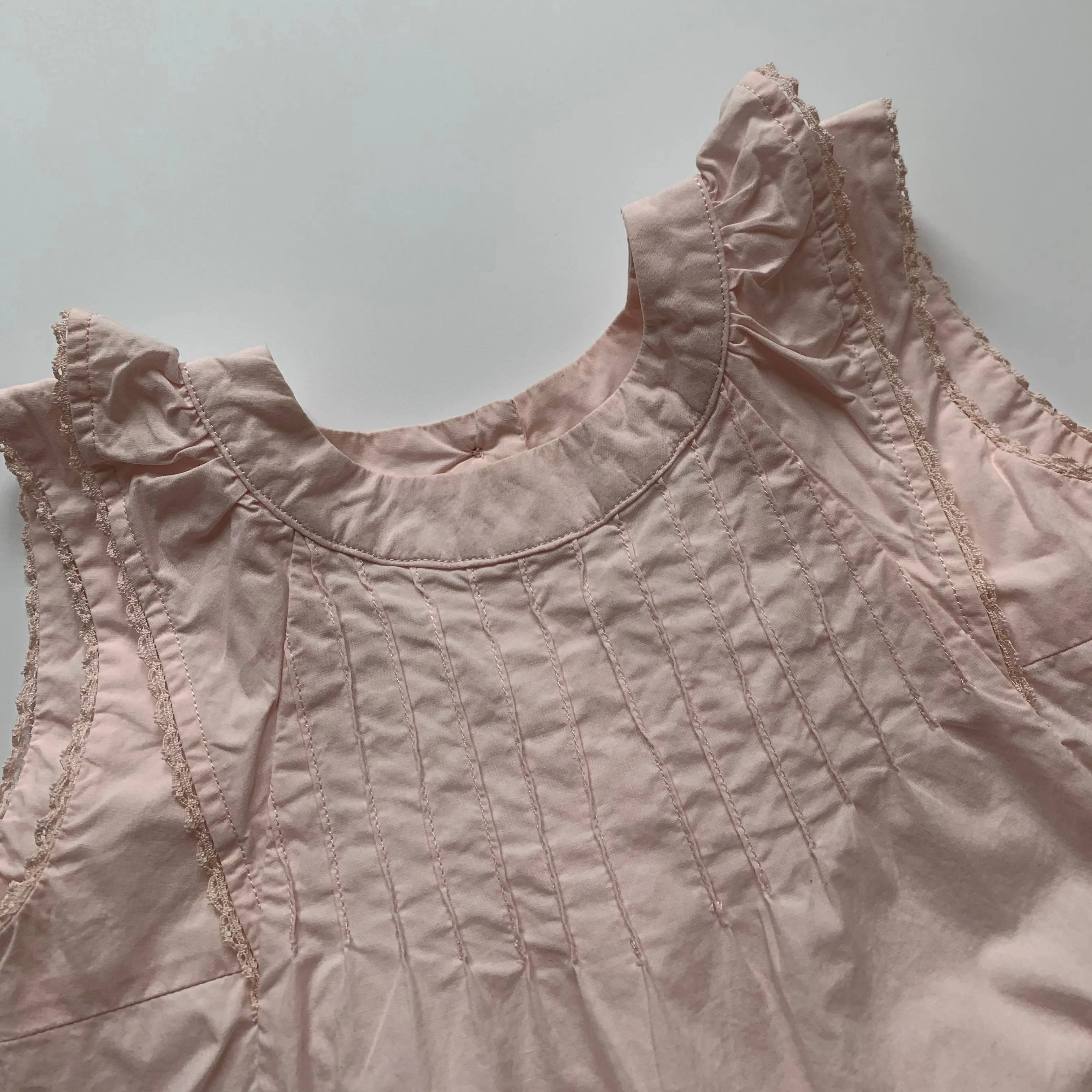 Marie-Chantal Pale Pink Summer Blouse: 24 Months