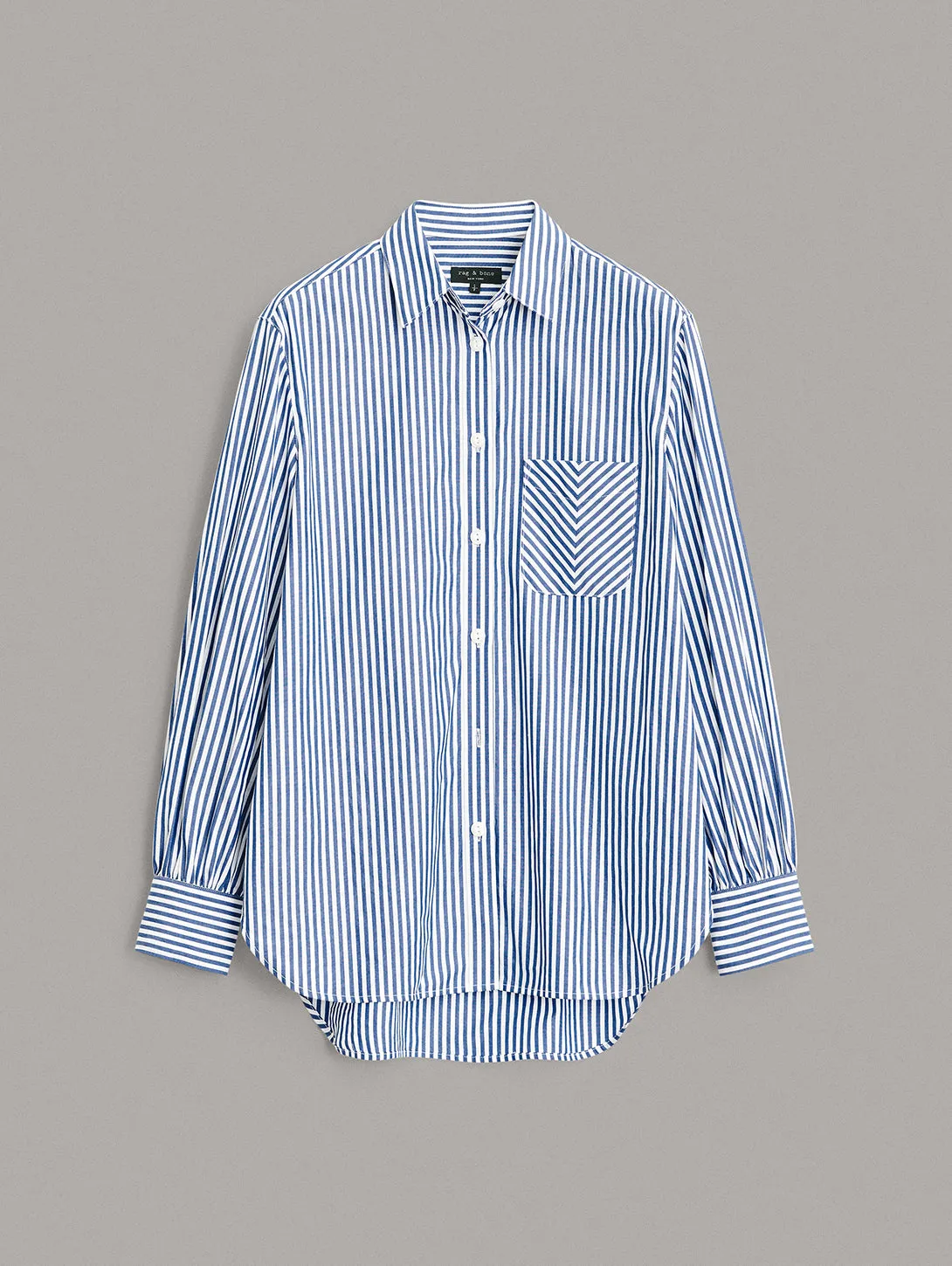 Maxine Shirt - Blue Stripe