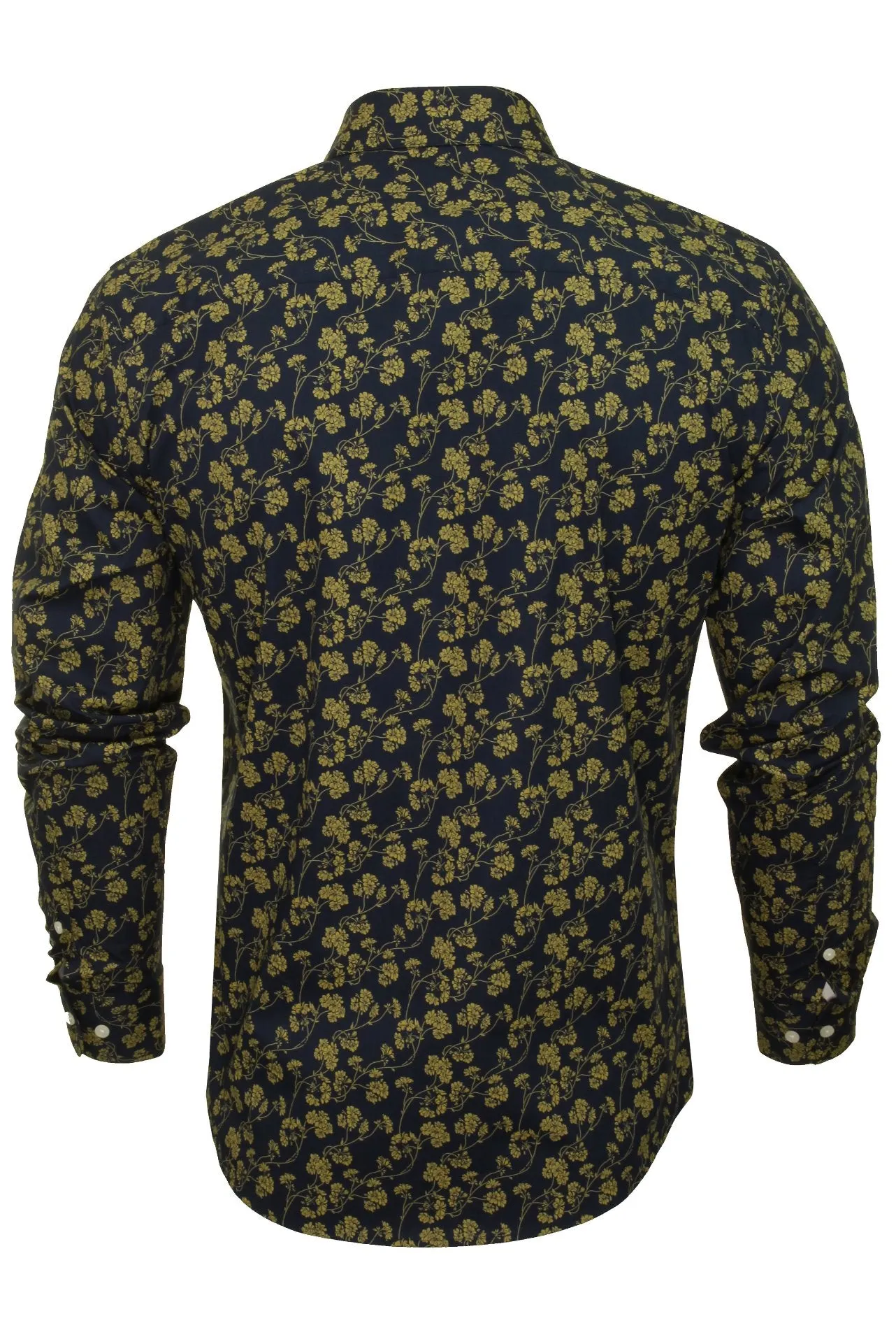 Mens Jack & Jones Floral Long Sleeved Shirt 'JPR ARIZONA'