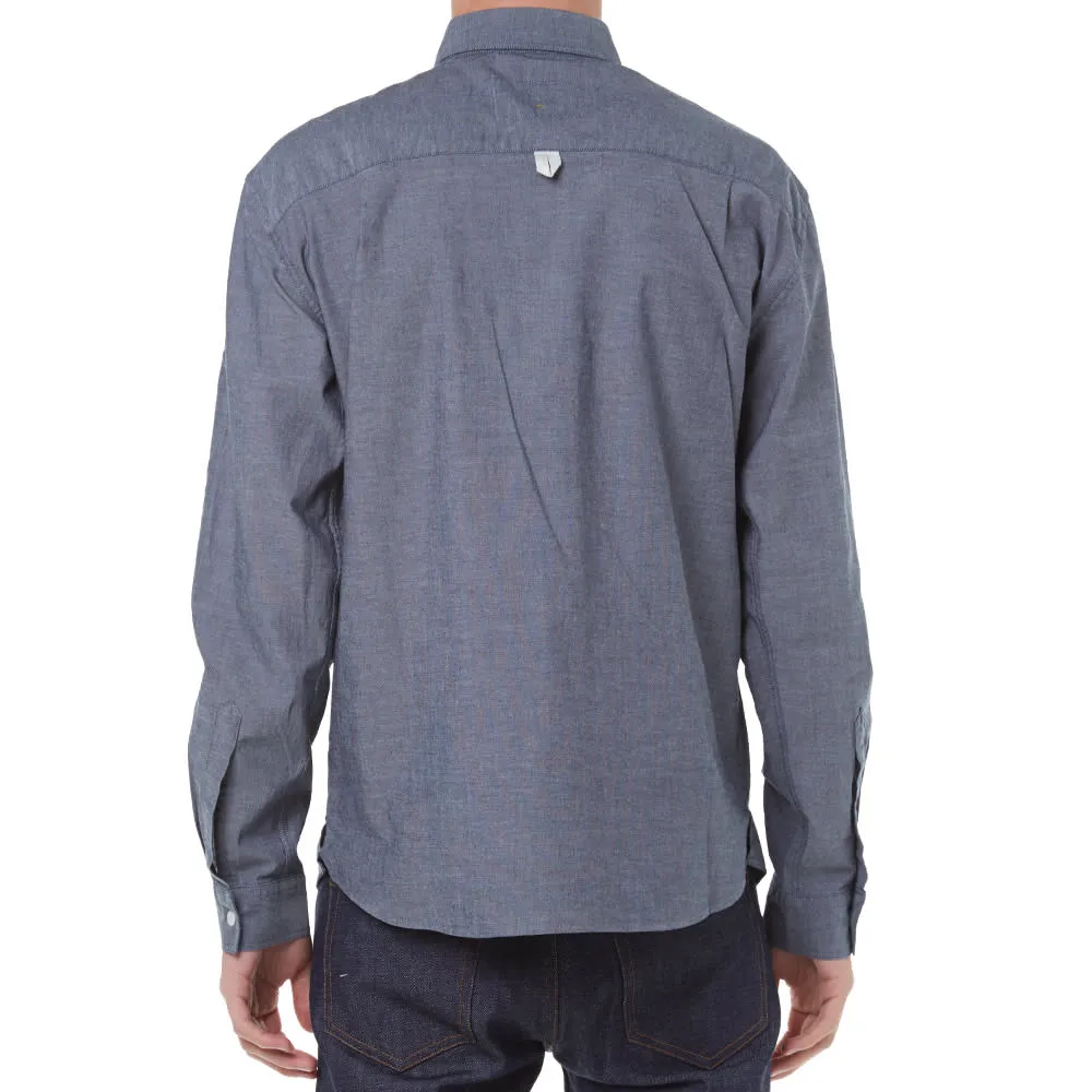 MHL by Margaret Howell Double Pocket Chambray OvershirtIndigo