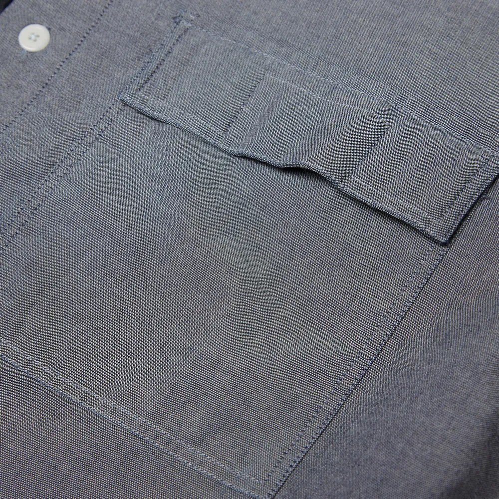 MHL by Margaret Howell Double Pocket Chambray OvershirtIndigo