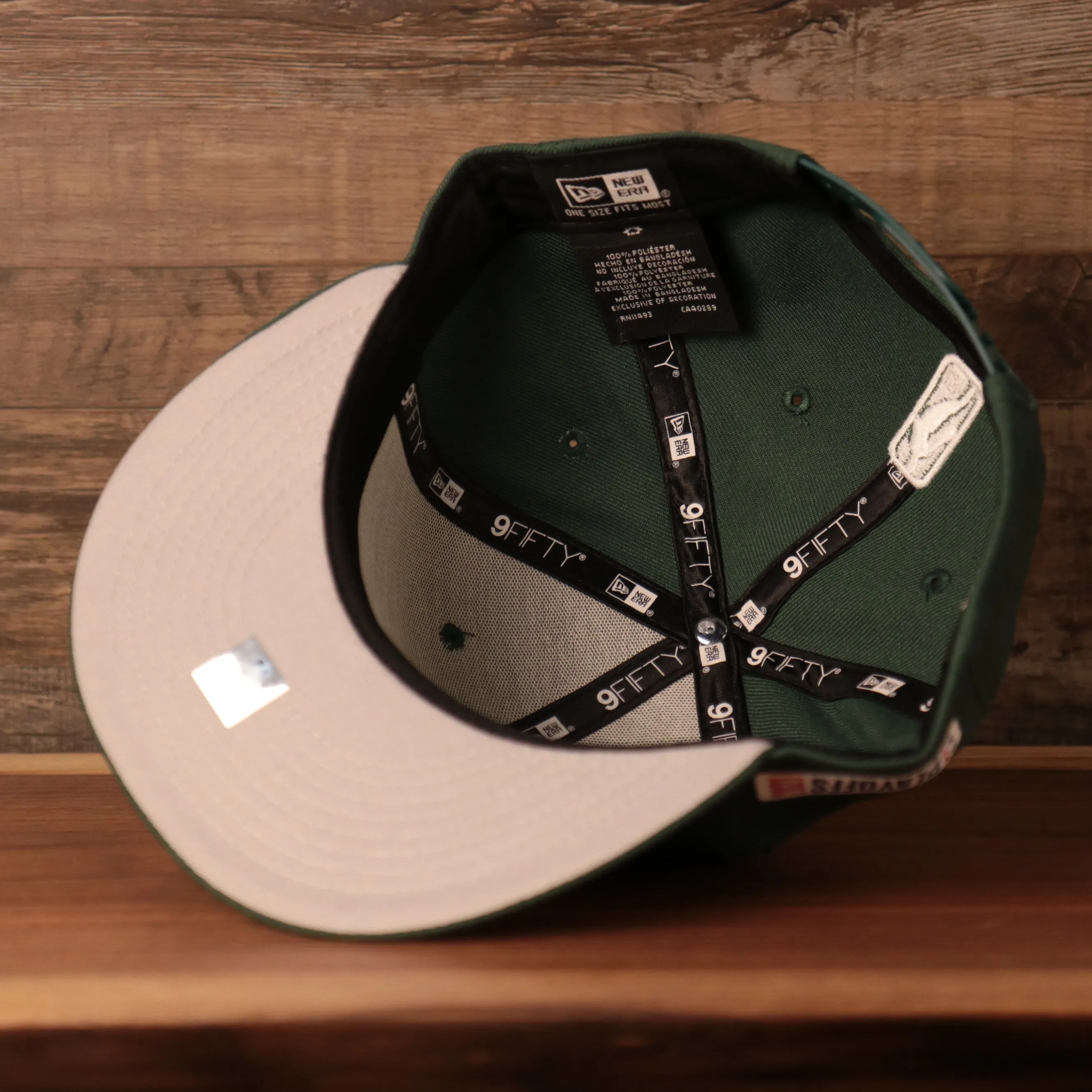 Milwaukee Bucks 2021 NBA Playoff Side Patch Green 9Fifty Gray Bottom Side Patch Snapback Hat