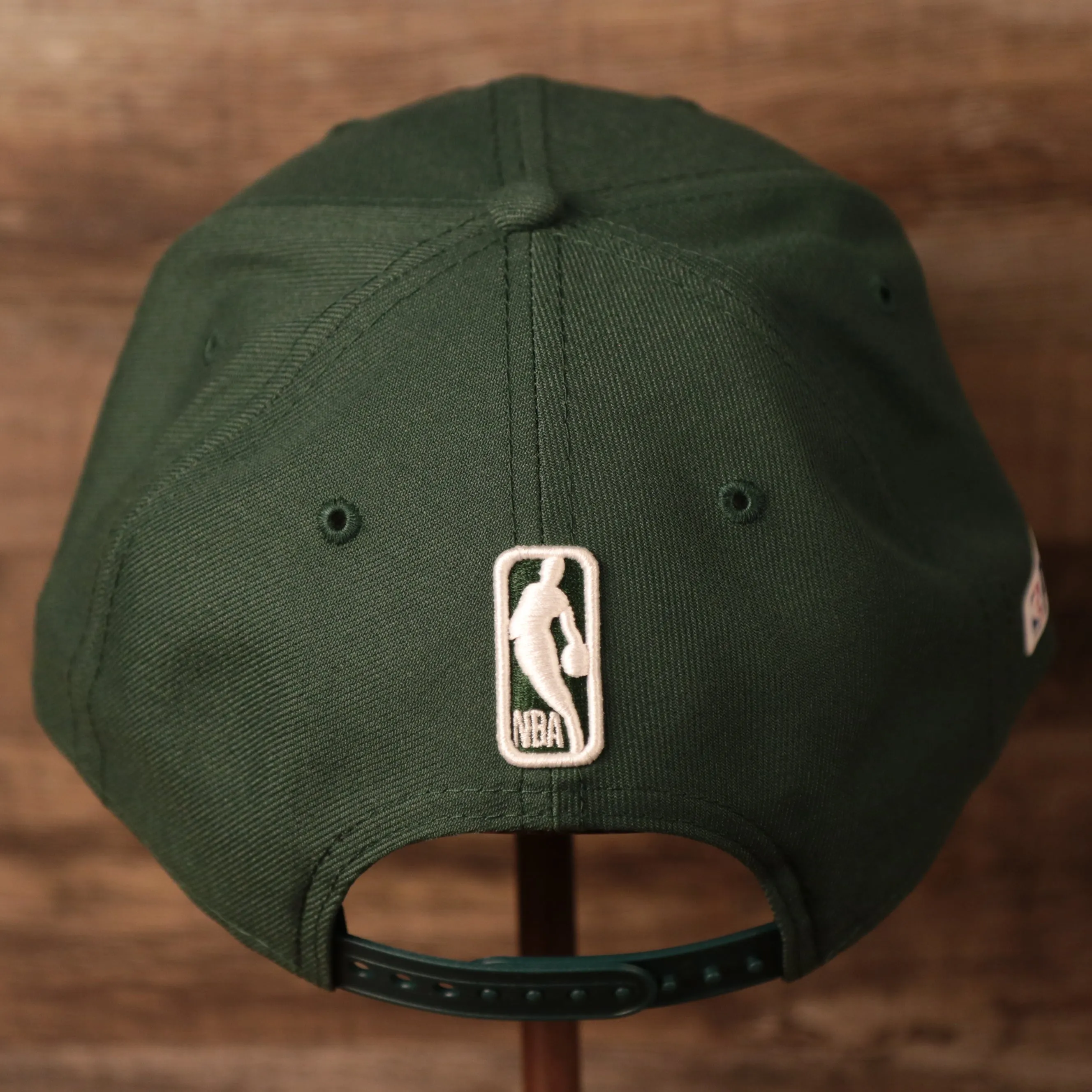 Milwaukee Bucks 2021 NBA Playoff Side Patch Green 9Fifty Gray Bottom Side Patch Snapback Hat