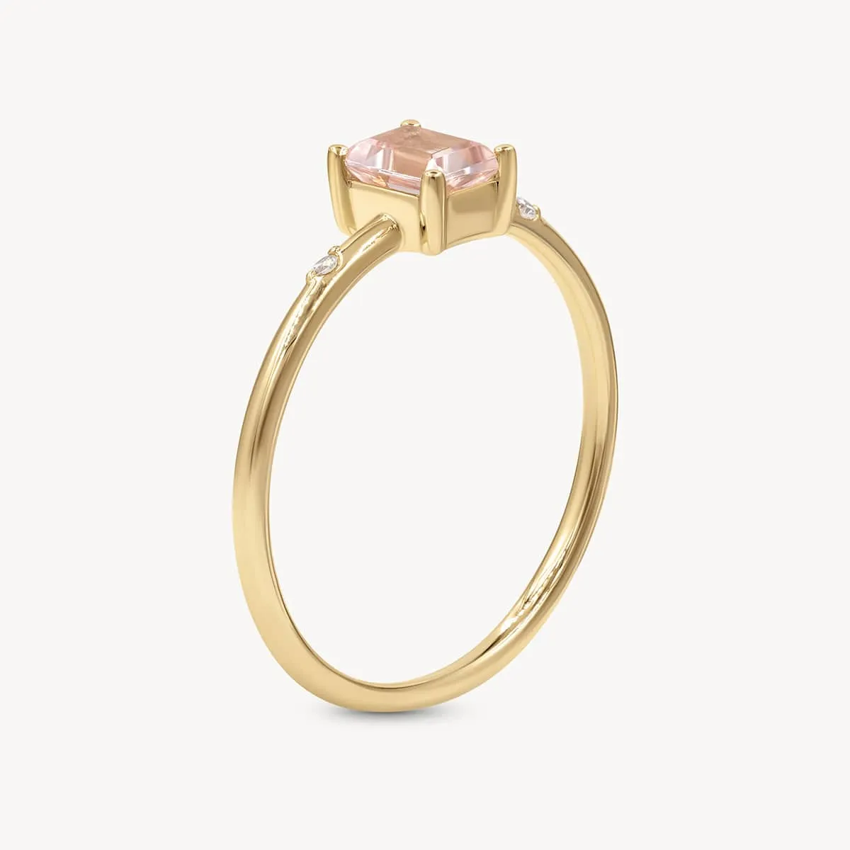 Morganite Ballet Ring