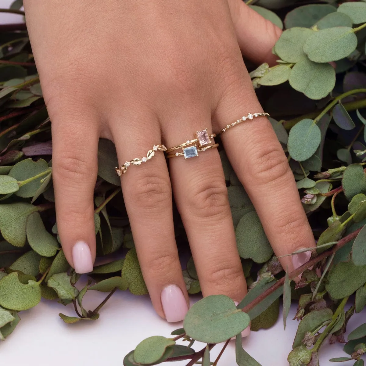 Morganite Ballet Ring