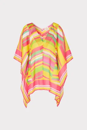 Multi Color Chevron Caftan