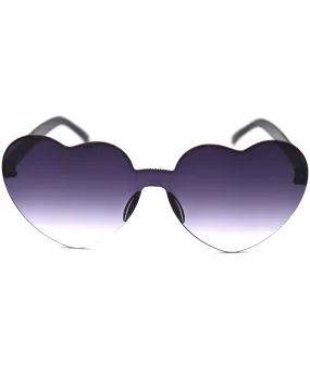 Multi-Color Heart Sunglasses