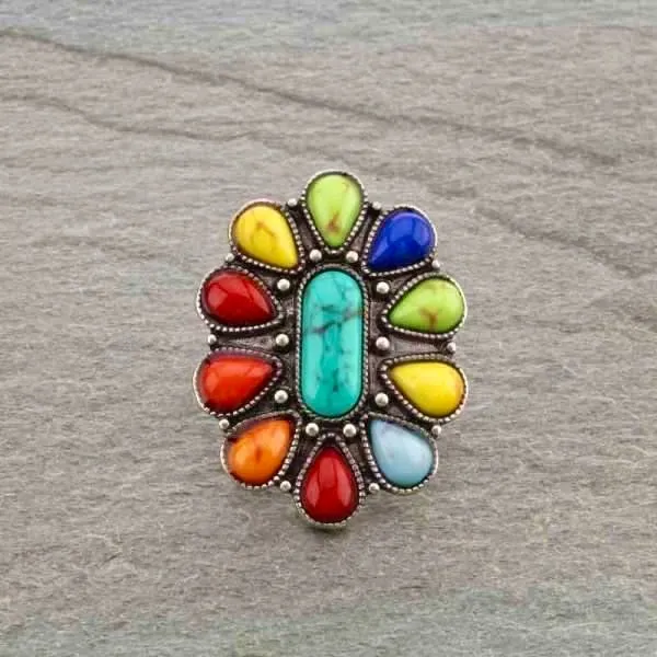 Multi Color Stone RING