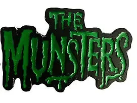 Munsters Green Logo Pin