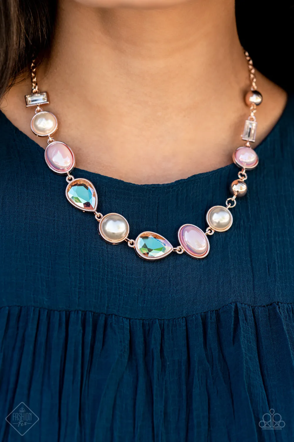 Nautical Nirvana - Rose Gold Necklace