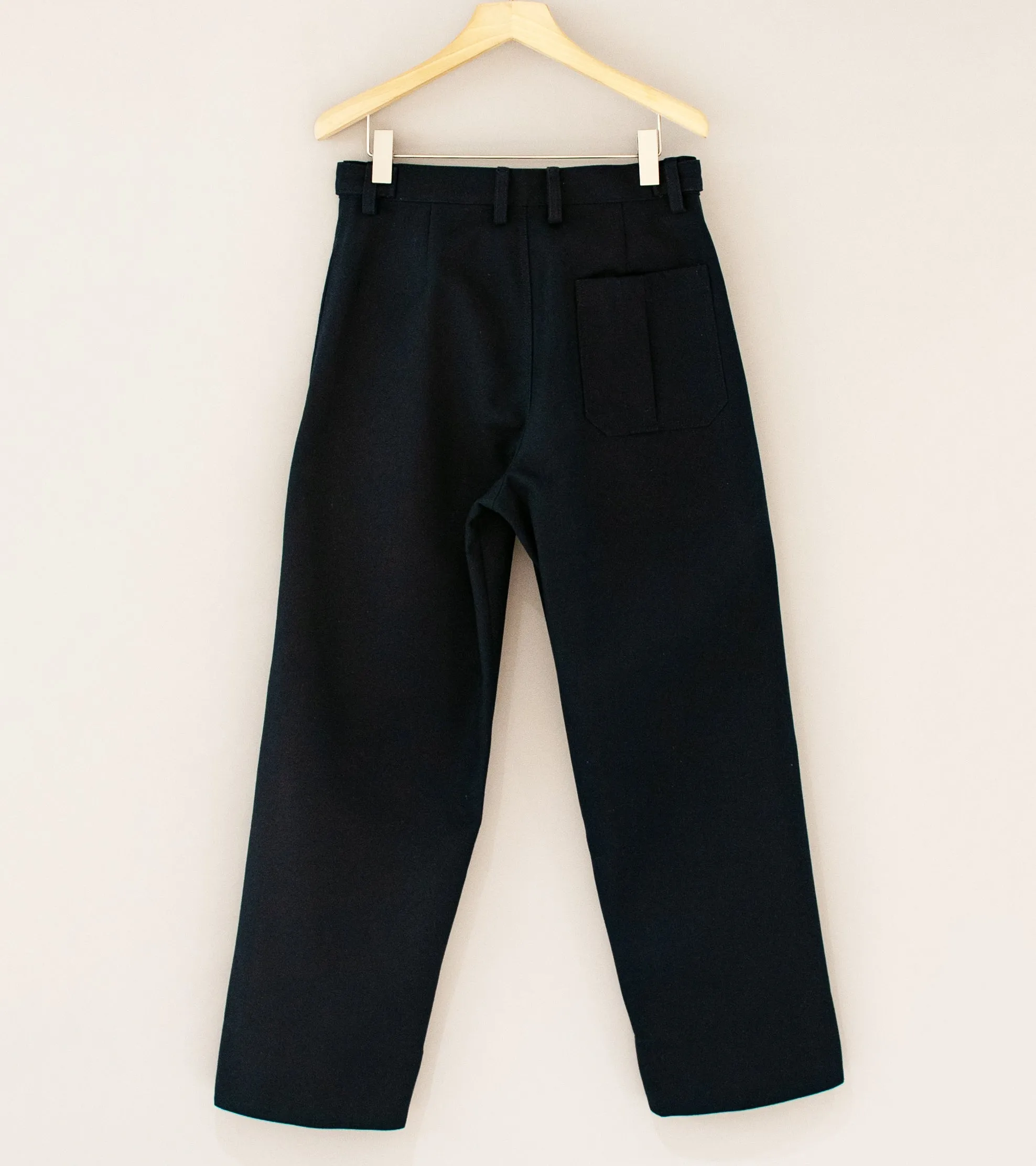 Oshin 'The Bass Trouser' (Dark Navy Cotton Canvas)