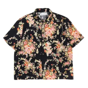 OUR LEGACY ELDER SHIRT SHORTSLEEVE BLACK FLORAL TAPESTRY PRINT