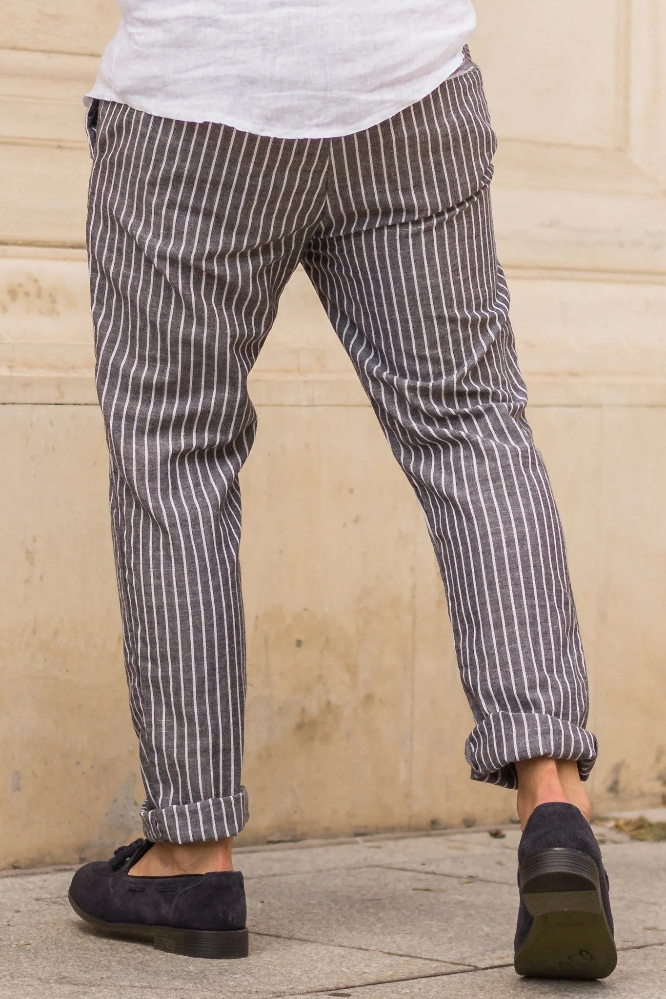 Pantaloni casual in grey