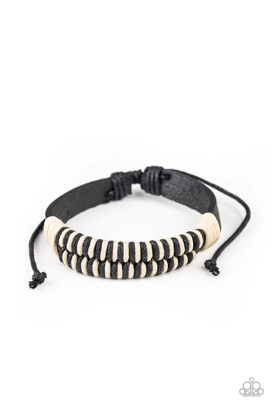 Paparazzi Trail Time Urban Bracelet-Black