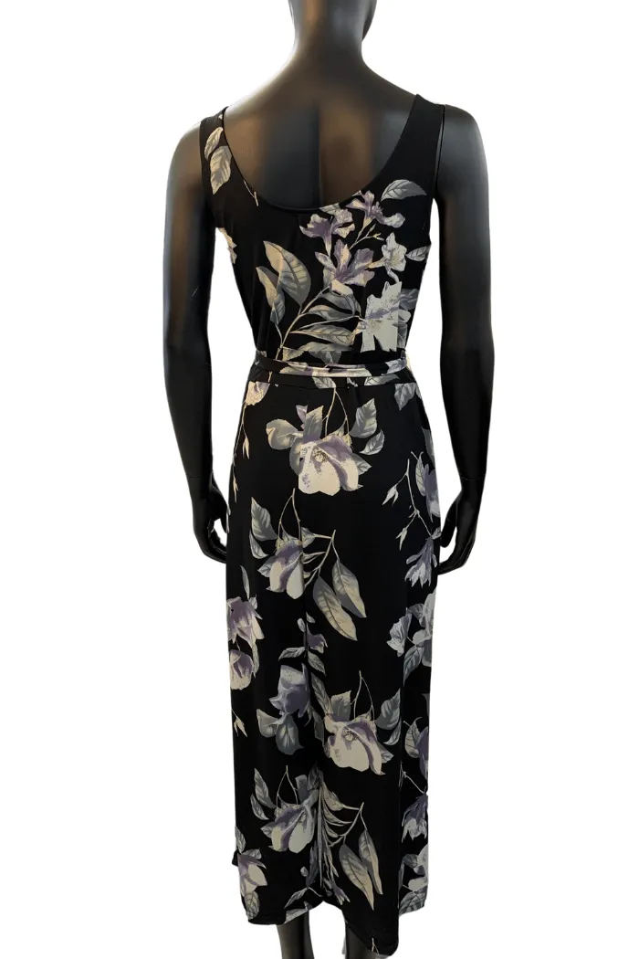 Papillon Black/Floral Pantsuit - 16831