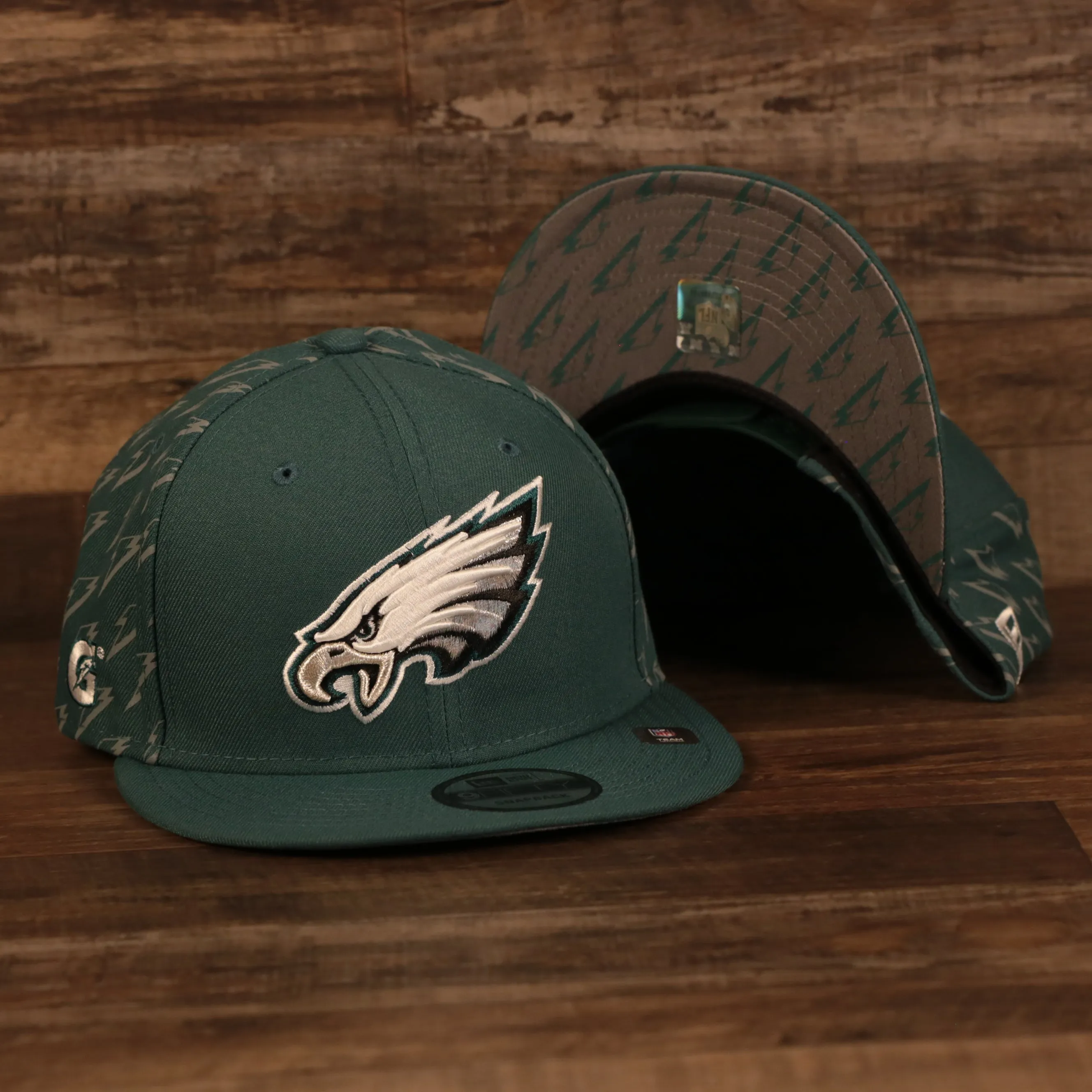 Philadelphia Eagles x Gatorade Green 9Fifty Grey Bottom Snapback