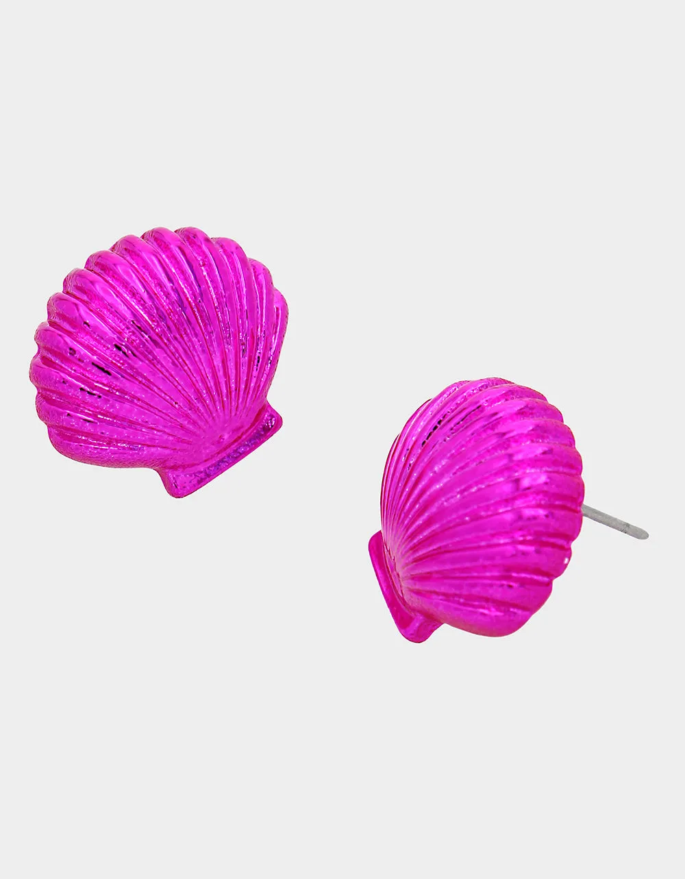 PINK SUMMER SHELL STUDS FUCHSIA