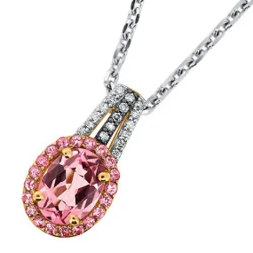 Pink Tourmaline Pendant