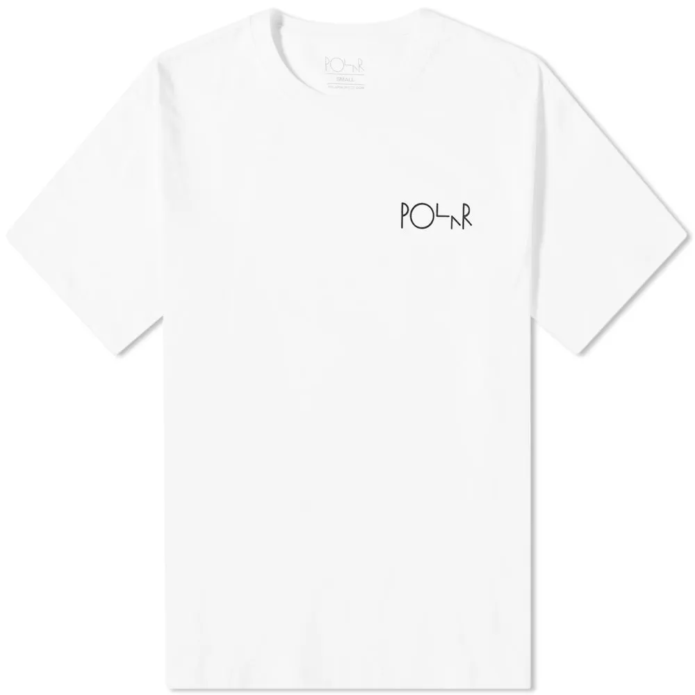 Polar Skate Co. Moth House Fill Logo T-ShirtWhite