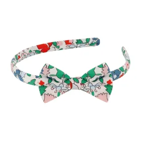 Preppy Headband Green Floral