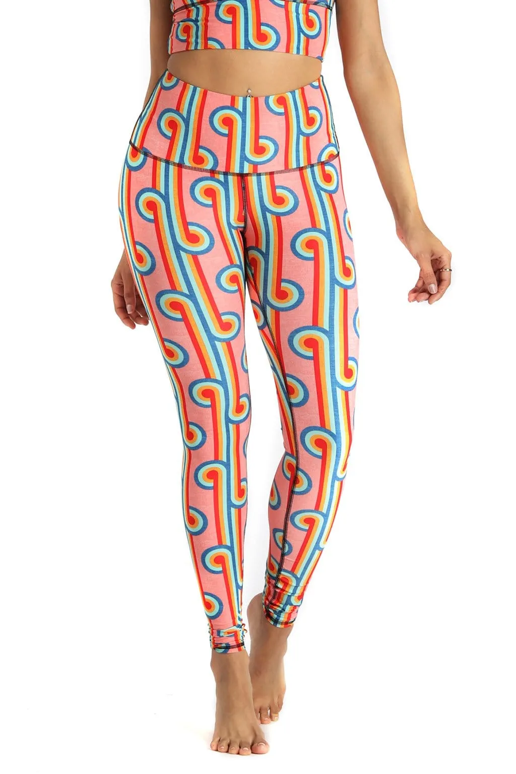 Rainbow Chaser Printed Yoga Leggings