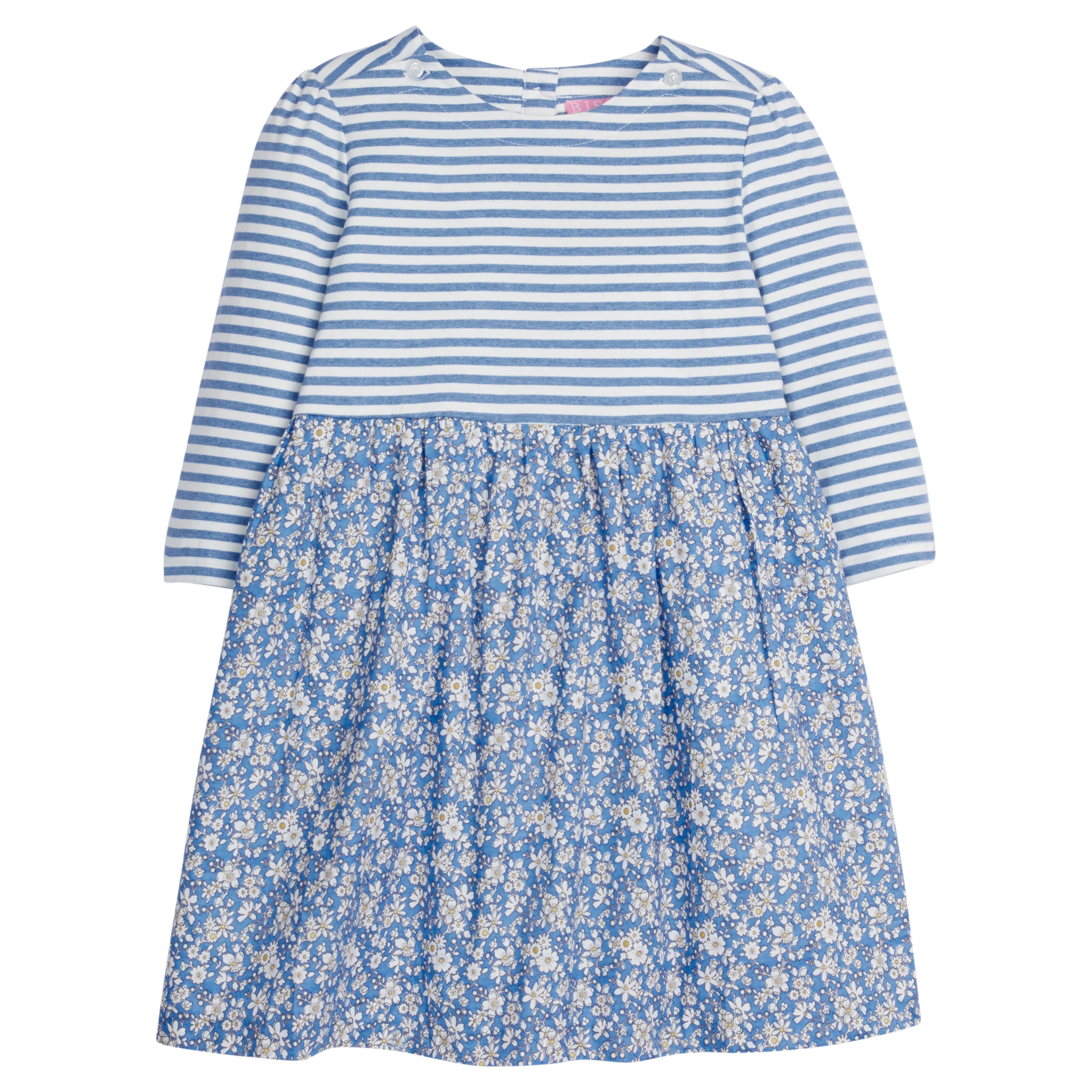 Rosie Dress - Roland Floral Blue