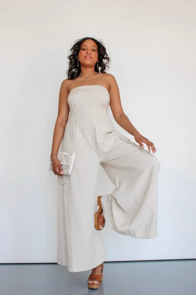 Sand Tropez Strapless Jumpsuit