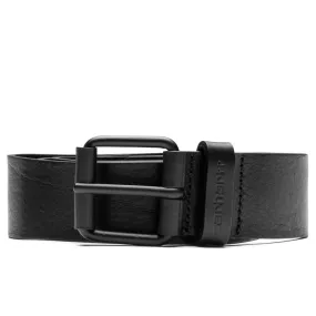 Script Belt - Black/Black