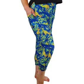 SCULPT Yoga Capri Leggings - Jurassic Jungle