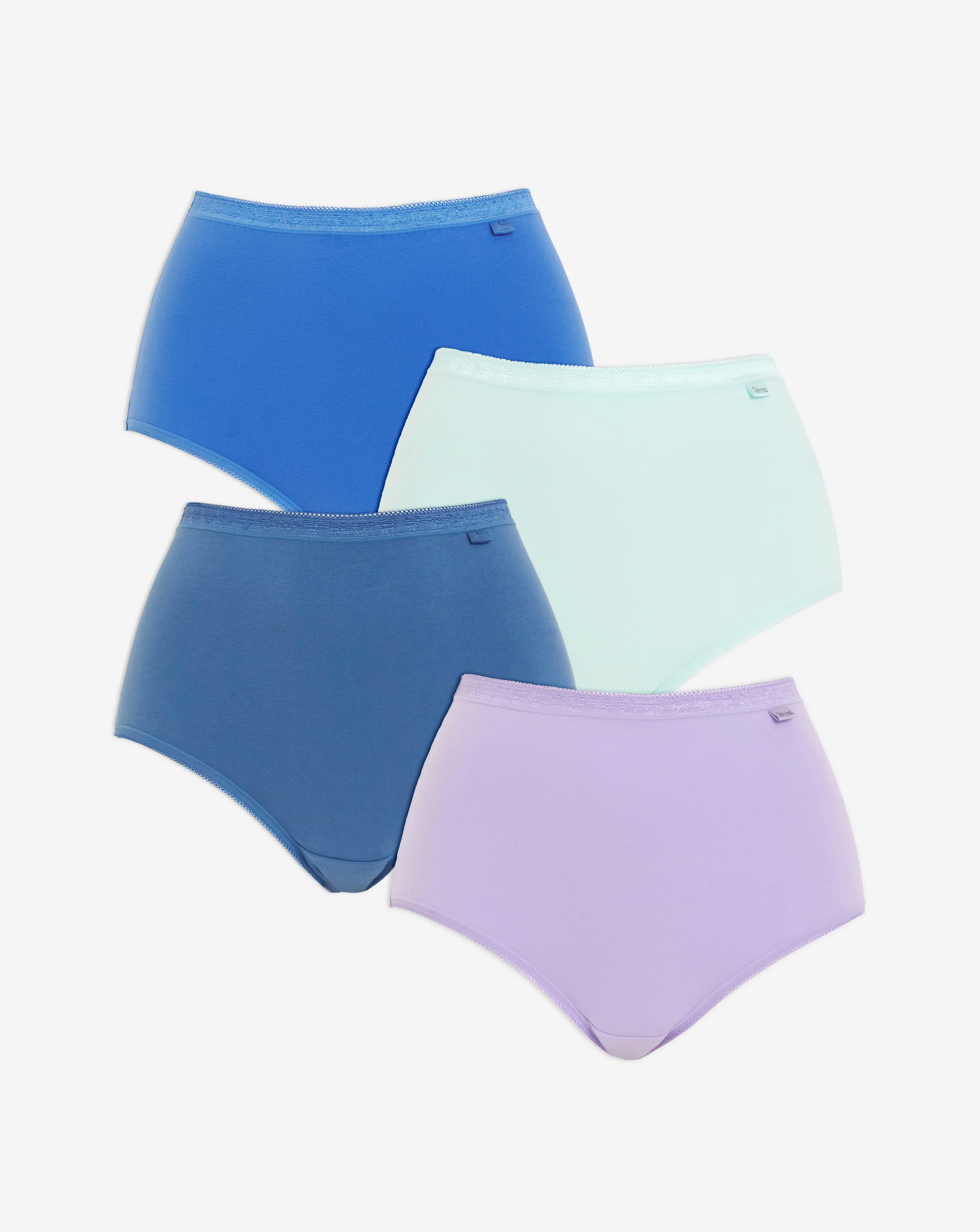 Slimma 4 Pack Full Brief Knickers | Simply Be