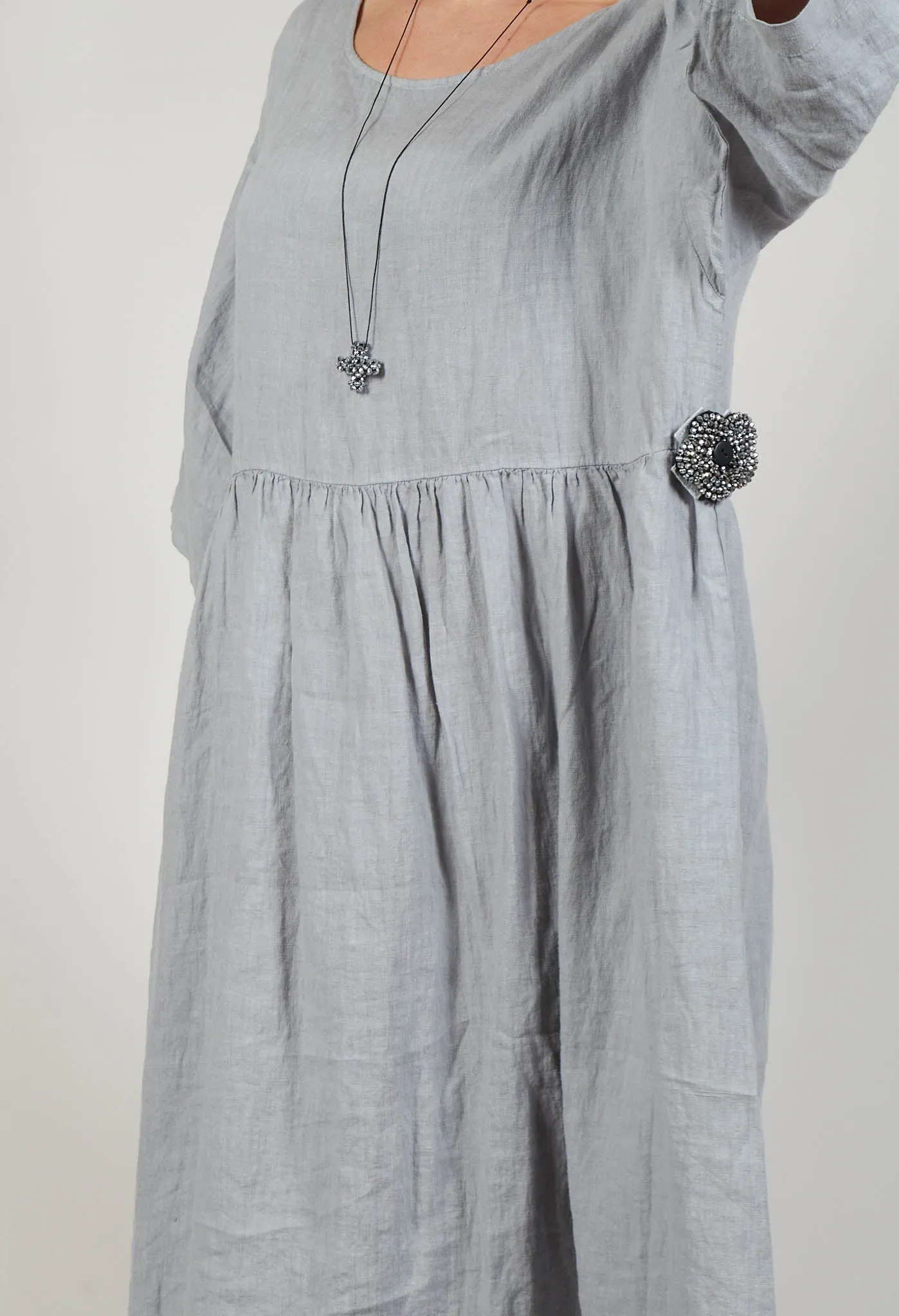 Smock Dress In Grey