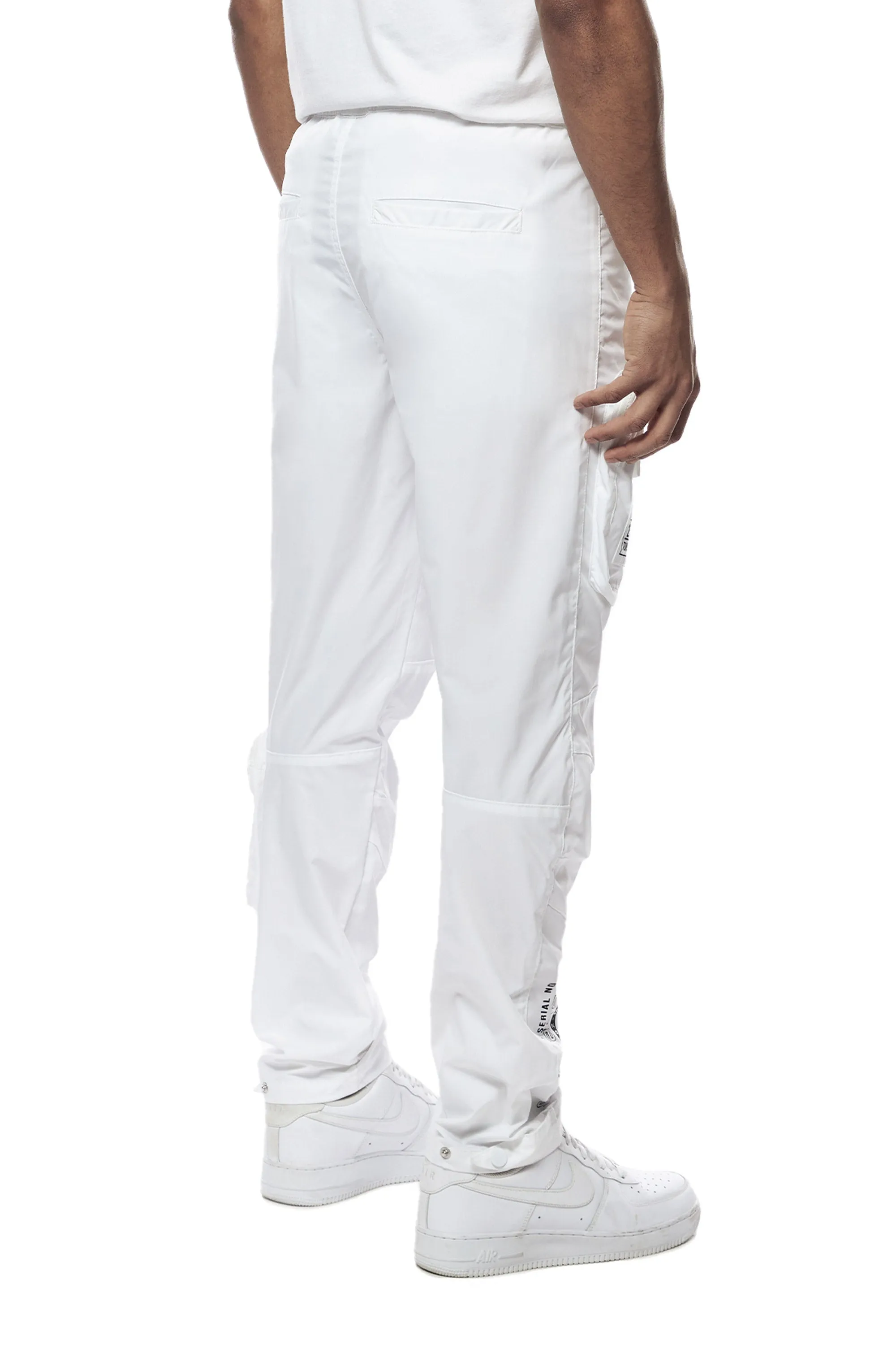 Smoke Rise - Windbreaker Joggers - White