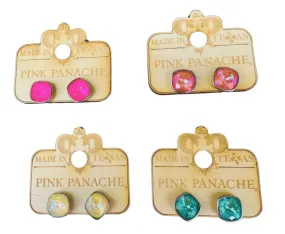 Summer Studs - Pink Panache