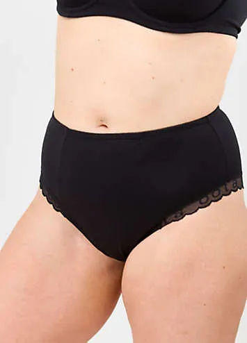 Super Soft Cotton High Waist Support Knickers by Oola | Look Again