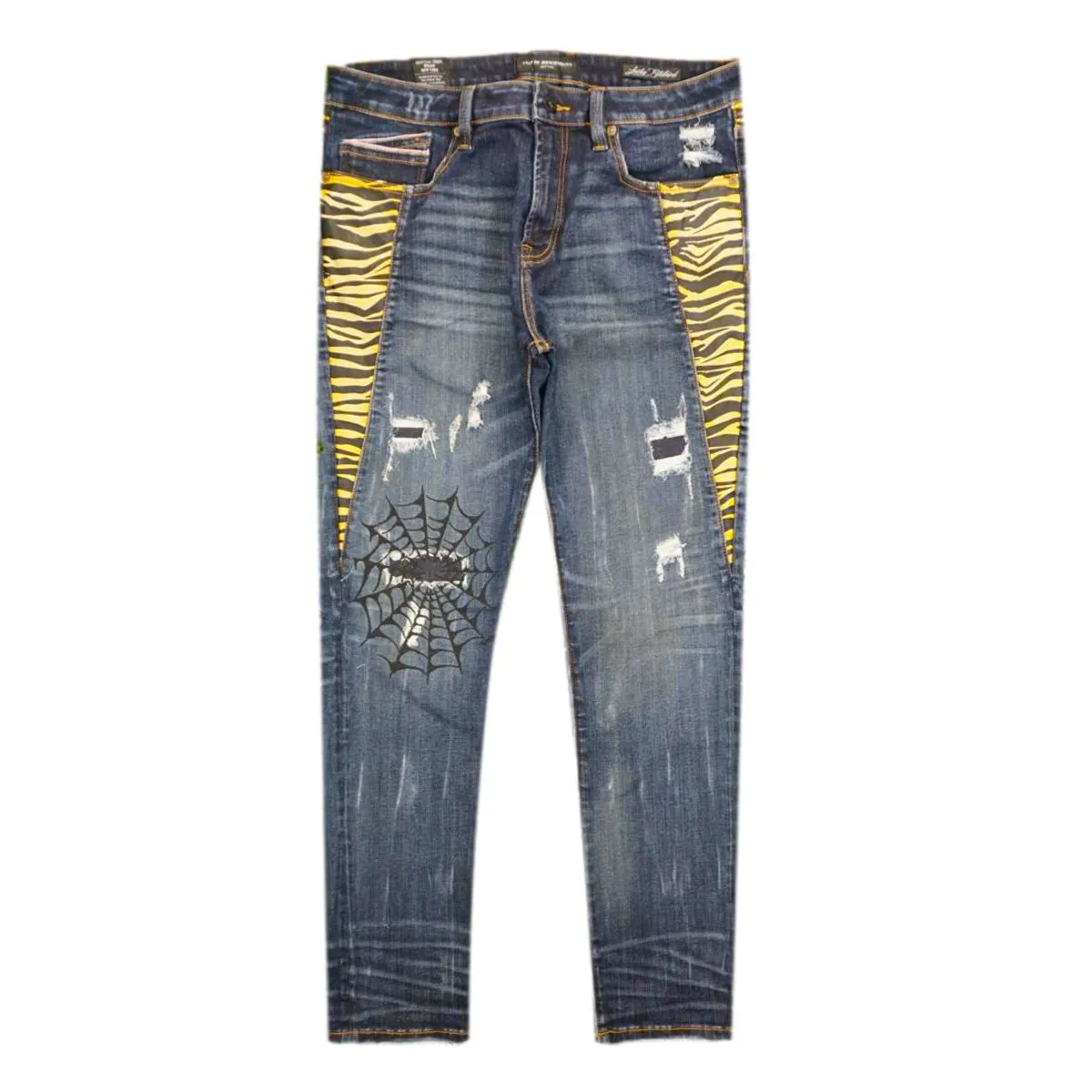 Tiger Stripe Denim (Blue) /C1