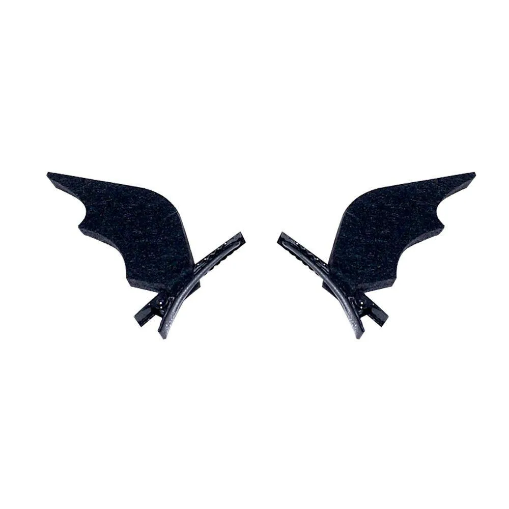 Unleash Your Dark Side with Devil Hairgrips Bat Hair Clips Wings Bat Hairpins for Dress-up Costume Cosplay