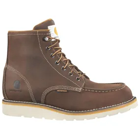 Waterproof 6-Inch Moc Toe Wedge Work Boot