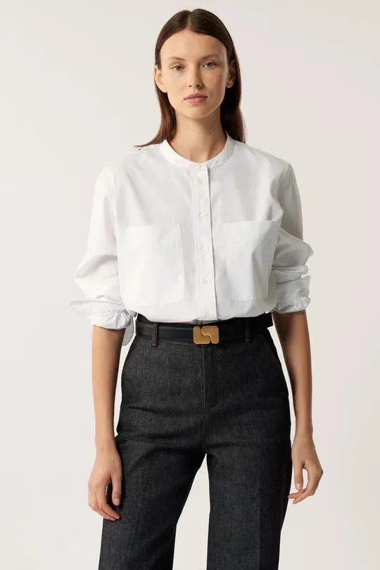 White Cotton Laurette Shirt